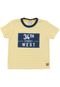 Camiseta Hering Kids Listras Amarela - Marca Hering Kids