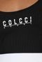 Body Colcci Fitness Canelado Preto - Marca Colcci Fitness