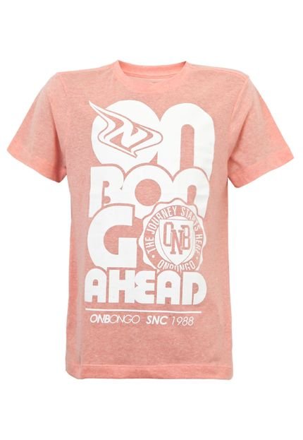 Camiseta Onbongo Especial Onb Teen Coral - Marca Onbongo