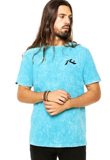 Camiseta Rusty Especial Reverser Azul - Marca Rusty