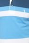 Camisa Polo Aleatory Logo Azul/Branca - Marca Aleatory