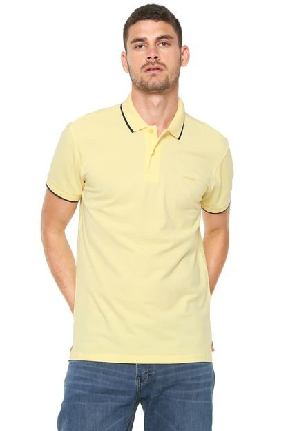 Camisa Polo Colcci Comfort Amarela - Marca Colcci