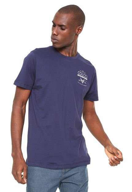 Camiseta Colcci Estampada Azul-Marinho - Marca Colcci