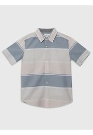 Camisa Niño Horizontal Stripe Multicolor Calvin Klein