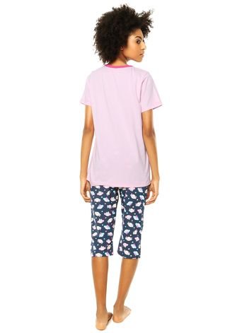 Pijama Puket Smile Everyday Rosa/Azul
