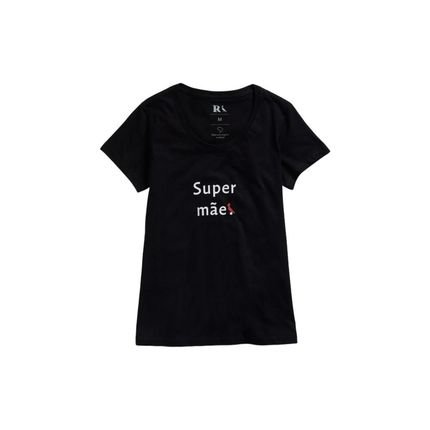 Camiseta Fem Estampada Super Mae Reserva Preto - Marca Reserva