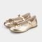Sapatilha Infantil Bibi Ballerina Kids Dourada com Laço 1153069 28 - Marca Calçados Bibi
