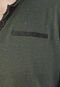 Camiseta gola v Verde Militar - Marca Coca-Cola Jeans