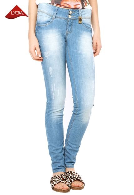 Calça Jeans Osmoze Skinny Puído Azul - Marca Osmoze