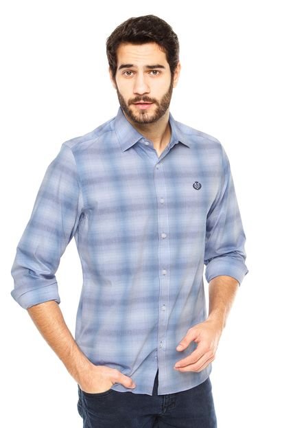 Camisa Forum Estampada Azul - Marca Forum