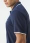 Camisa Polo Guess Logo Azul - Marca Guess