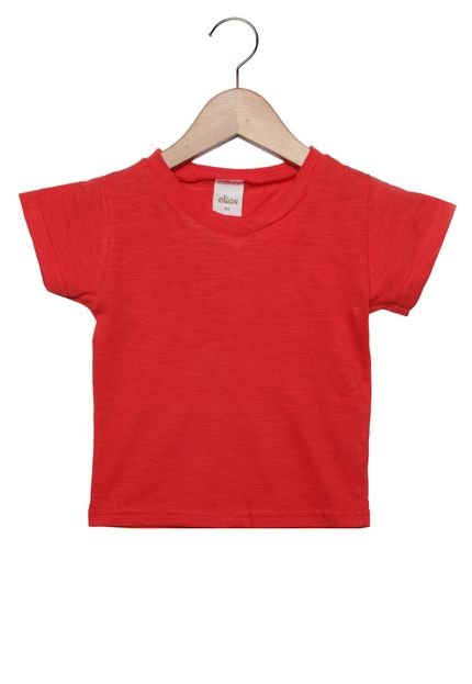 Camiseta Manga Curta Elian Infantil Flamê Vermelha - Marca Elian