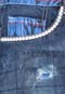 Saia Jeans Desigual Curta Rasgos Azul - Marca Desigual