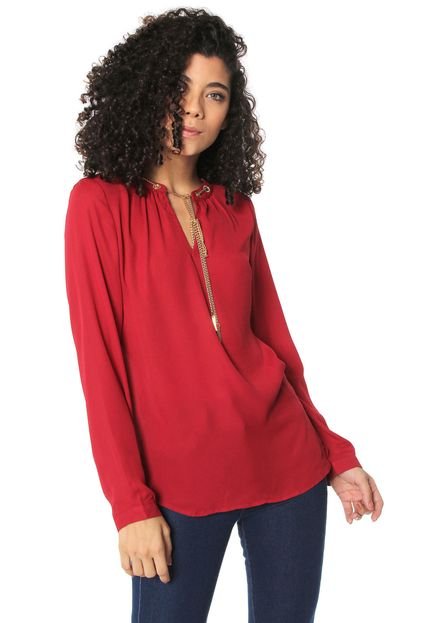 Blusa Fiya Lady Corrente Vermelha - Marca Fiya Lady