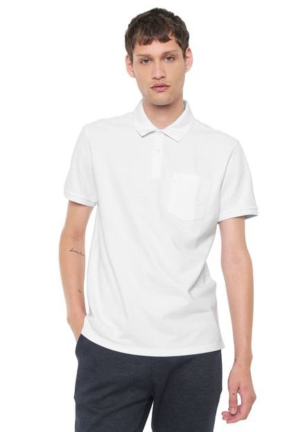 Camisa Polo Calvin Klein Reta Branca - Marca Calvin Klein