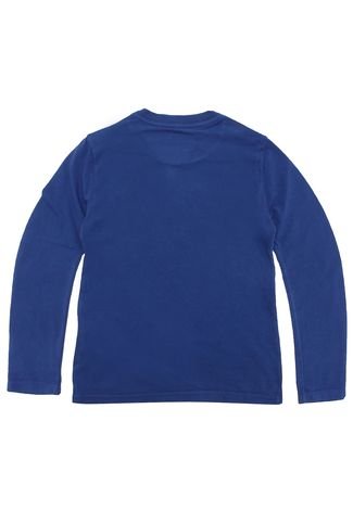 Camiseta Ellus Kids Menino Escrita Azul