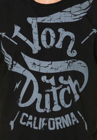 Camiseta Von Dutch Cal Preta