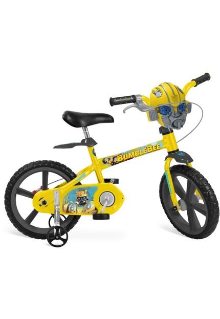 Bicicleta Bandeirante 14" Transformers Amarela - Marca Bandeirante
