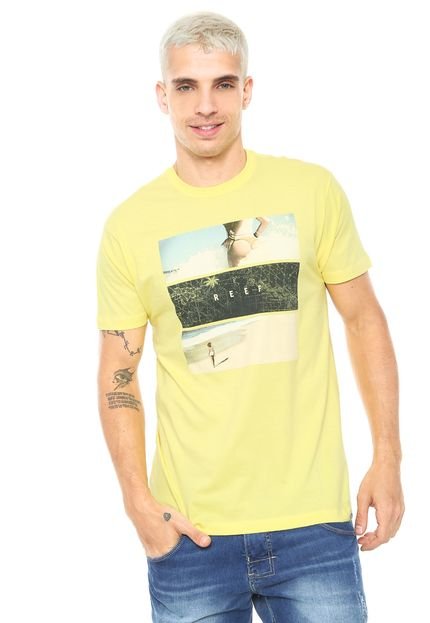 Camiseta Reef Desolation Amarela - Marca Reef