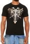 Camiseta Cavalera Águia Esquelética Preta - Marca Cavalera