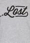 Camiseta ...Lost Contraste Cinza - Marca ...Lost