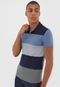 Camisa Polo Lacoste Reta Listrada Azul-Marinho - Marca Lacoste