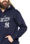 Moletom Flanelado Fechado New Era NY Yankees MLB Pop Azul-marinho - Marca New Era