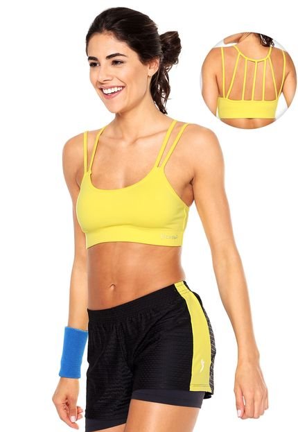 Top Power Fit Doha Amarelo - Marca Power Fit
