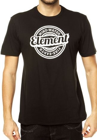 Camiseta Element Guaranteed Preta