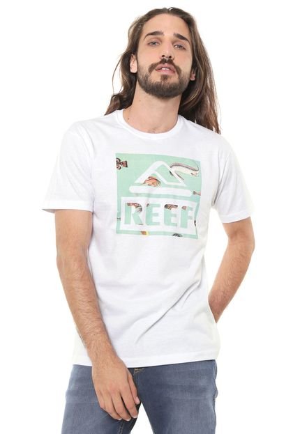 Camiseta Reef Bay Tee Branca - Marca Reef