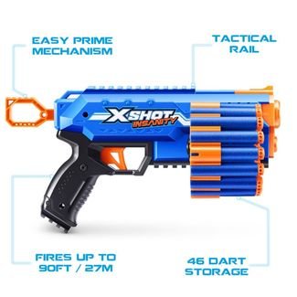 Lancador X-Shot Insanity Maniac Pistol 48 Dardos