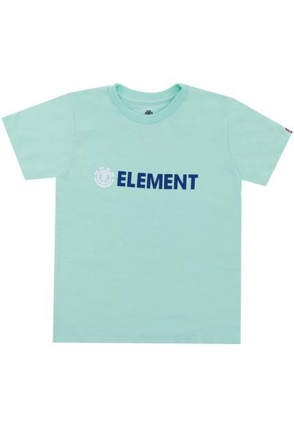 Camiseta Element Menino Lettering Verde - Marca Element