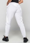 Calça Jogger MVB Modas Cintura Alta Veludo Molhado Branco - Marca Mvb Modas