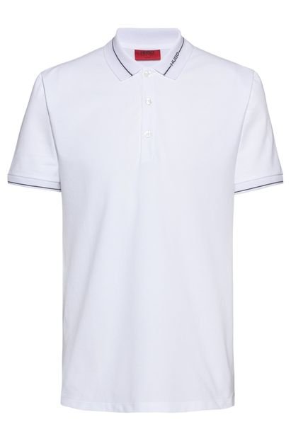 Camisa Polo HUGO Demoso Branco - Marca HUGO