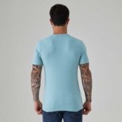 Camiseta Levi's® Slim Tab Azul Manga Curta - Marca Levis