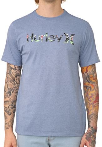 Camiseta Hurley O&O Palmer Azul