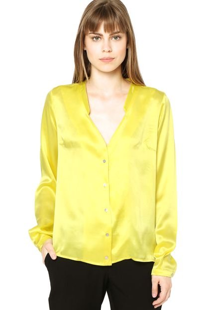 Camisa Colcci Rosie Amarela - Marca Colcci