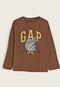 Camiseta Infantil GAP Fluffy Marrom - Marca GAP