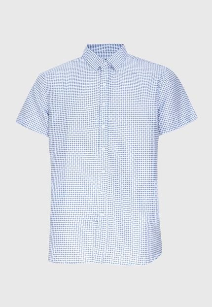 Camisa Delkor Reta Geométrica Branca - Marca Delkor