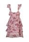 Vestido Lilica Ripilica Babados Rosa - Marca Lilica Ripilica