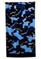 Toalha de Praia Karsten Camuflagem Calvin Klein 86x163cm Azul - Marca Karsten