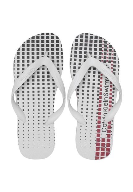 Chinelo Calvin Klein Bmx Degrade Branco - Marca Calvin Klein