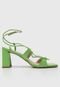 Sandália My Shoes Tiras Verde - Marca My Shoes