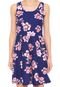 Vestido FiveBlu Curto Estampado Azul-marinho - Marca FiveBlu