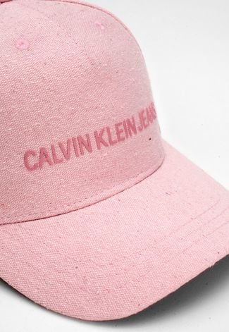 Boné Calvin Klein Logo Rosa