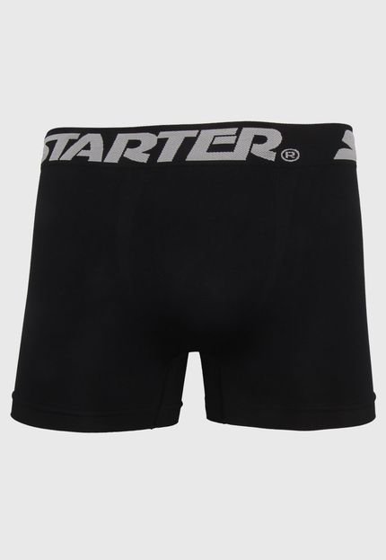 Cueca Starter Boxer Jacquard Preta - Marca S Starter