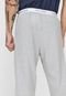 Calça de Pijama Tommy Hilfiger Reta Logo Cinza - Marca Tommy Hilfiger