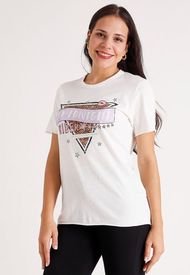 Polera Only Lucy Blanco - Calce Regular
