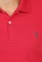 Camisa Polo Aleatory Reta Logo Vermelha - Marca Aleatory