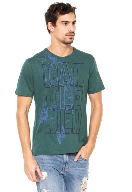 Camiseta Calvin Klein Jeans Estampada Verde - Marca Calvin Klein Jeans